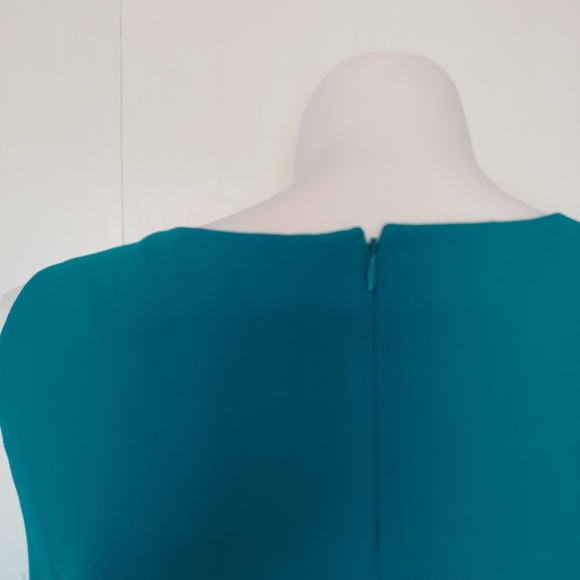 AB Studio Turquoise Fit and Flare Dress Size 14 - Picture 6 of 7